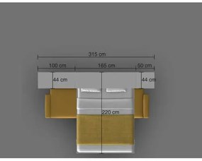 Pat rabatabil dublu cu somiera inclusa, canapea 3 locuri si 2 biblioteci - royal combi bookcase set (150x200)