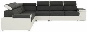 Colţar universal, gri/alb, 2+3, MARBELA LUX