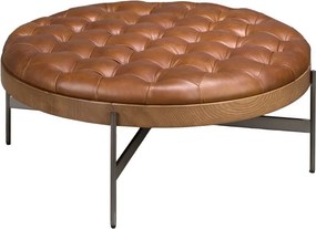 Masuta de cafea design LUX Dark Brown Leather