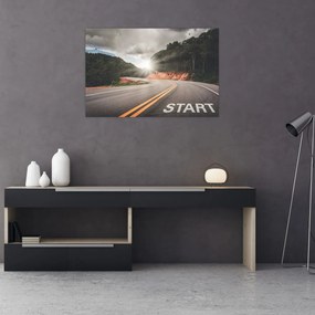 Tablou - Drum start (90x60 cm)