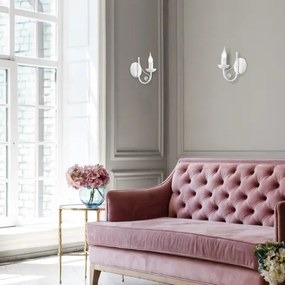 Lampă de perete DONATO 1xE14/40W/230V alb