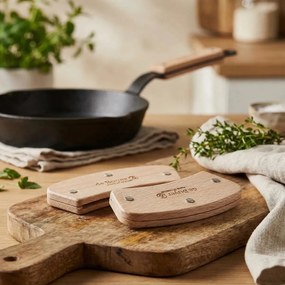 Pereche de mânere De Buyer 3660.02 LOQY detașabile , lemn