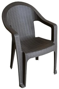 Scaun de grădină Zanjar (maro) . 1116565