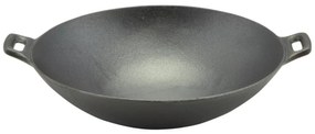 Wok mic 31*8 cm, fontă, Perfect Home 12137