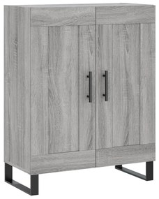 vidaXL Servantă, gri sonoma, 69,5x34x90 cm, lemn compozit