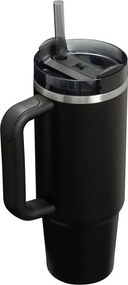 Termos negru cu pai din oțel inoxidabil 890 ml Quencher H2.O FlowState™ Tumbler Black 2.0 – Stanley
