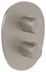 Baterie dus incastrata Villeroy&Boch Antao termostatata nichel periat fara corp ingropat