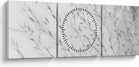 Tablou - Iarbă de pampas N⁰2 (cu ceas) (90x30 cm)