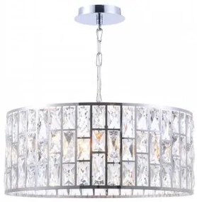 Pendul modern cristal 4 becuri E27 Gelid MOD184-PL-04-CH Maytoni