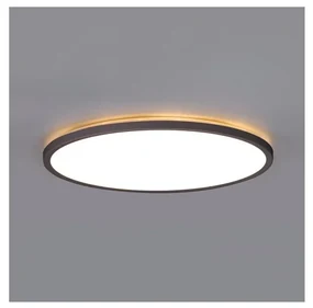 Plafonieră LED pentru baie NIVERA LED/32W/230V IP54 d. 42 cm negru