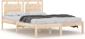 vidaXL Cadru de pat Super King, 180x200 cm, lemn masiv