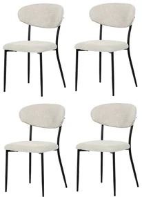 Set de scaune de sufragerie CT-W1021 CRM2, 4 buc