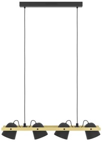 Lustră LED RGBW dimabilă pe cablu Eglo 900883 HORNWOOD-Z 4xLED/3,7W/230V