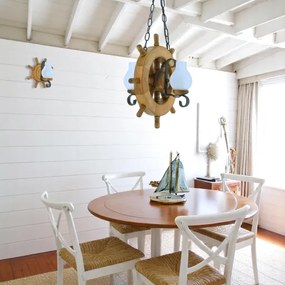 Lustră pe lanț Brilagi TIMONA 2xE14/40W/230V fag