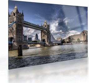 Tablou pe sticlă - Tower Bridge din Londra (70x50 cm)