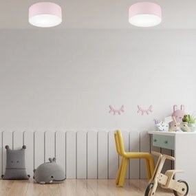 Plafonieră SIRJA PASTEL 1xE27/60W/230V d. 35 cm roz