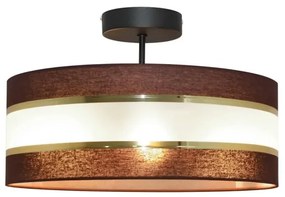 Lustră pe tijă HELEN 3xE27/15W/230V maro/neagră/aurie