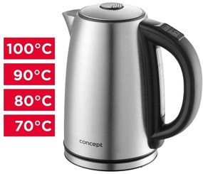Ceainic Concept RK3350 din oțel inoxidabil cucontrol al temperaturii