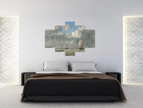 Tablou - Eugène Boudin, Le Havre, reproducere (150x105 cm)