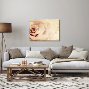 Tablou - floare de trandafir pentru îndrăgostiți (70x50 cm)