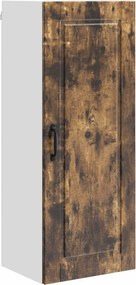 vidaXL Dulap de bucătărie cu raft Stejar fumuriu 40 x 31 x 100 cm