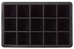 Forma de silicon pentru cuburi de gheata 195 x 35 cm Negru