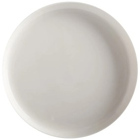 Farfurie din porțelan cu margine înălțată Maxwell &amp; Williams Basic, ø 28 cm, alb