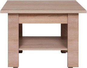 Masuta cafea GRESS, stejar sonoma, PAL laminat, 75x75x50 cm