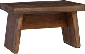 vidaXL Taburet natural 29 x 20 x 17 cm Lemn de mahon