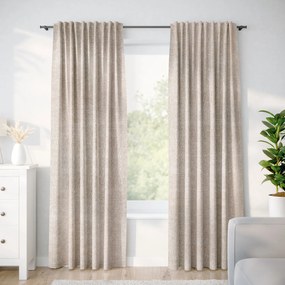 Goldea draperie decorativă loneta - bej natural 180x140 cm