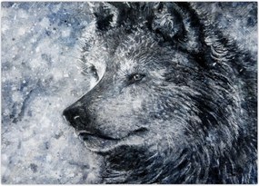 Tablou - Lupul din desene animate (70x50 cm)