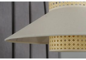 Lustră aplicată RIO Duolla RATTAN 1xE27/15W/230V d. 45 cm bej/ratan