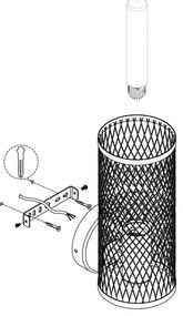 Aplică REDCLIFFE 1xE27/40W/230V Eglo 43538