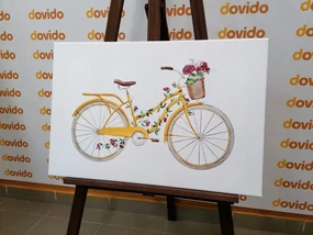 Tablou ilustrația bicicletei retro