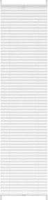vidaXL Jaluzea plisse, alb, 40x200 cm, pliuri
