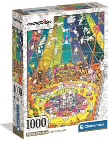 Colorat Mordillo Puzzle Compact de 1000 piese Clementoni