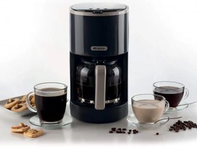 Cafetiera cu filtru Ariete BREAKFAST 1394/00, 12 cesti, 0.600L, Fereastra nivel apa, Gri închis