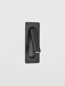 Aplica incastrabila cu spot LED directionabil INLITE negru