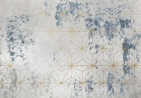 Fototapet – Perete vechi albastru (147x102 cm)