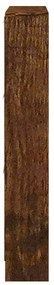 Pantofar, stejar fumuriu, 59x17x108 cm, lemn compozit