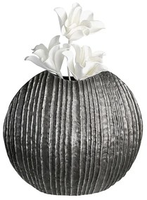 Vaza VULCANO, aluminiu, 36x14x33 cm