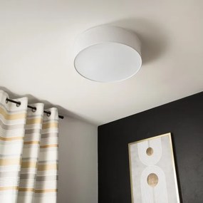 Plafonieră SIRJA 2xE27/60W/230V, Ø 45 cm, albă