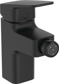 Baterie bideu Ideal Standard Ceraplan negru mat cu ventil Pop-Up metalic