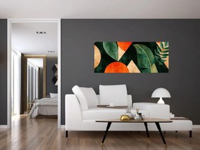 Tablou - Motive naturale geometrice II. (120x50 cm)