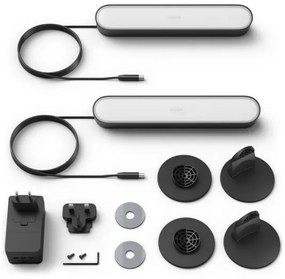 Philips - SET 2x LED RGB Lampă de masă dimmabilă Hue AMBIANCE LED/6W/230V