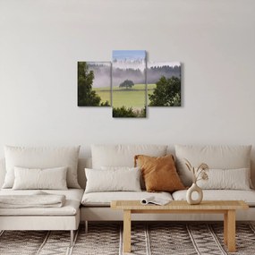 Tablou - Lunca cu copac (90x60 cm)