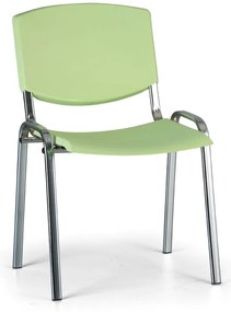 Scaun de conferinta Design - picioare cromate, verde