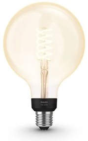 LED Bec dimmabil Philips Hue WHITE FILAMENT G125 E27/7W/230V 2100K