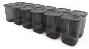 Set cutie de depozitare, Gri, 30x20x45 cm