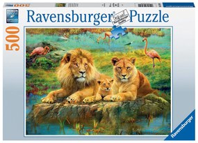 PUZZLE FAMILIE DE LEI, 500 PIESE - RAVENSBURGER (RVSPA16584)